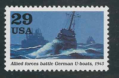 Scott #276529 CentWorld War IIGerman U-Boats2 Stamps