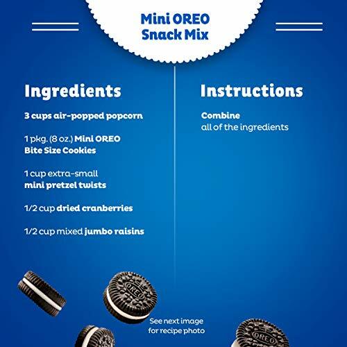 OREO Mini Schokolade Sandwich Kekse, 8 Unzen Snack Sak - Bild 4 von 6