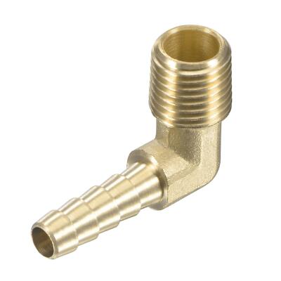 Messing Schlauch Widerhaken Ellbogen Verschraubung 1/4'' x 1/4 NPT Außengewinde