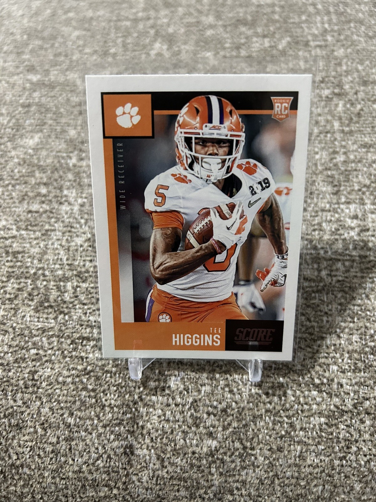 2020 Panini Score Football #439 Tee Higgins ROOKIE CARD RC