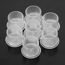 1000Pcs Wholesale Clear Plastic Tattoo Ink Cups Caps Holder Pigment Supplies Kit