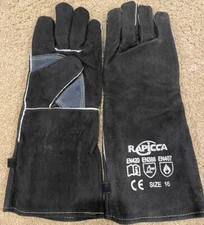 RAPICCA 16 BBQ Grill Gloves, en420 en388 en407 Heat Resistant Welding Gloves NEW