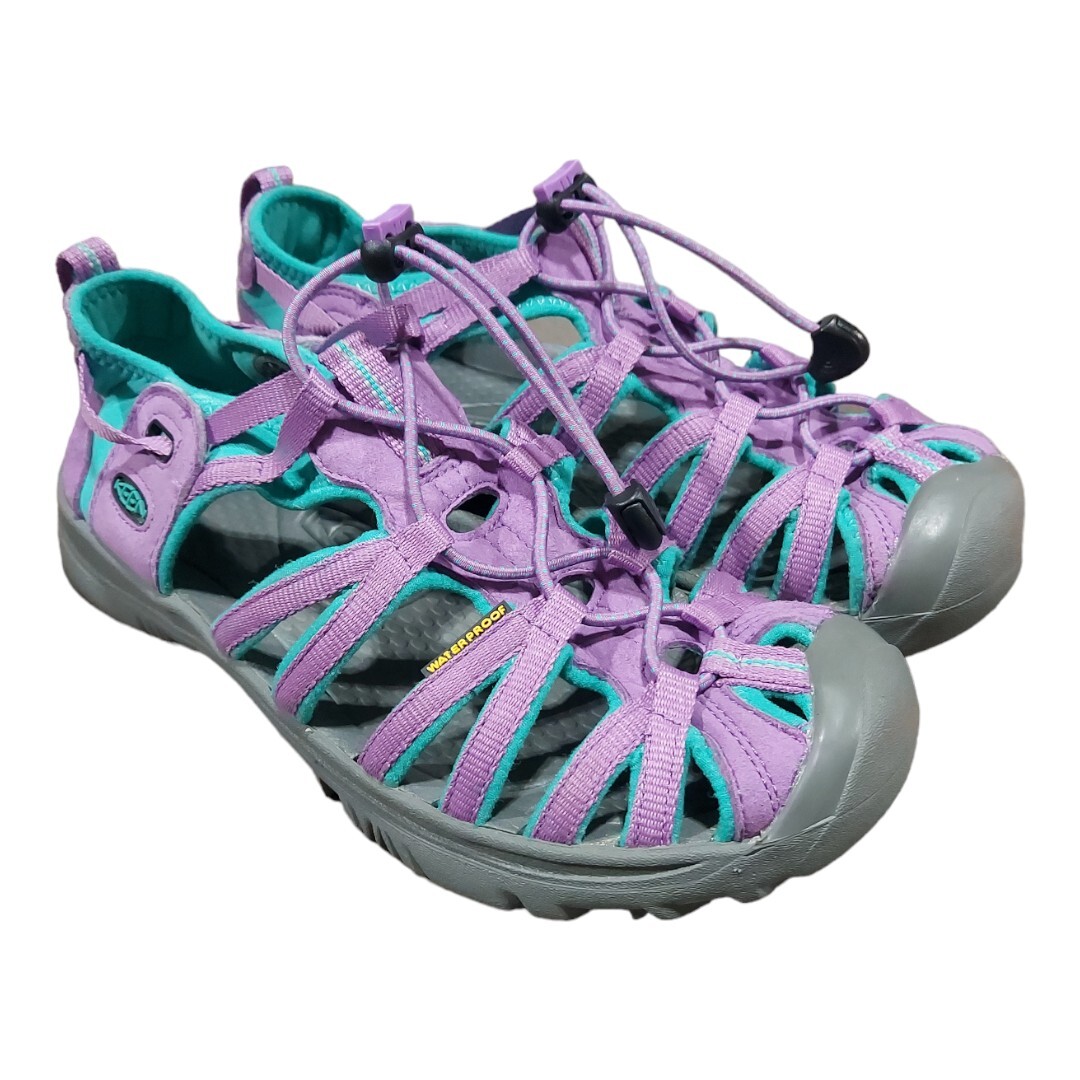 Sandali da acqua KEEN da donna viola turchese scarpe atletiche impermeabili taglia 6