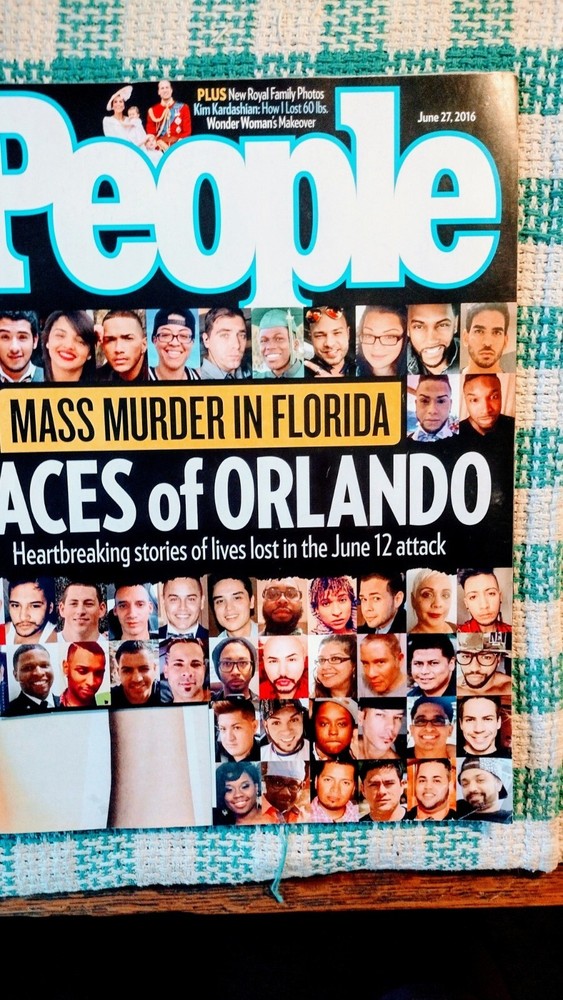 PEOPLE MAGAZINE June 27, 2016 MASS MURDER IN ORLANDO FLORIDA Kim Kardashian