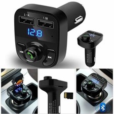 Car Kit Handsfree Wireless Bluetooth FM Transmitter LCD MP3 Player USB Charger