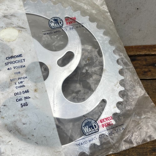Vintage Wald Sprocket 46t 46 Tooth Nos Chainring One Piece Crank D62 546 Turbine Ebay Vintage Wald Sprocket 46t 46 Tooth Nos Chainring One Piece Crank D62 546 Turbine Ebay
