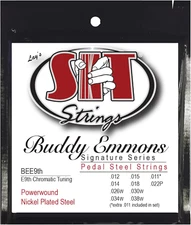 SIT Strings Buddy Emmons Pedal Steel Strings Nickel (S.I.T.), E9Th Tuning, Bee9T