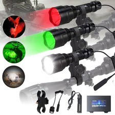 Torcia LED caccia luce torcia Coyote Hog Pig Varmint Predator Mount batteria