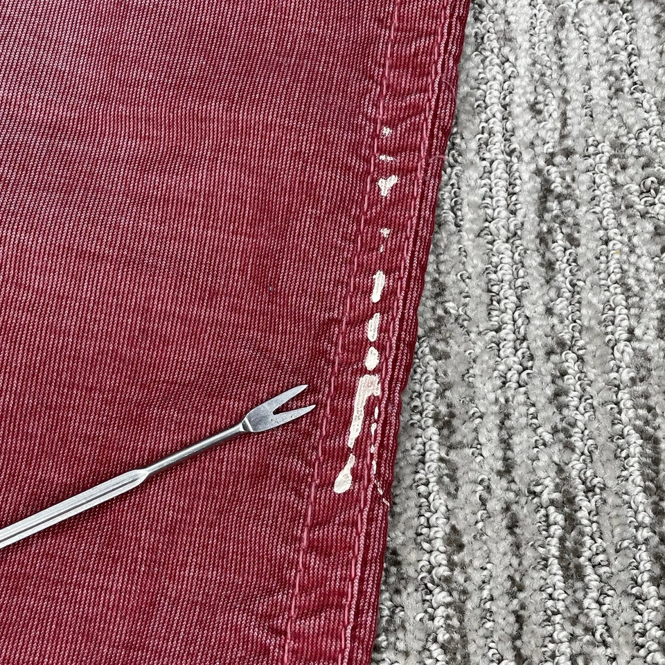 Мужские брюки True Religion размер 33 вельветовые рики повседневные средняя посадка краска брызги красный - Изображение 4 из 4