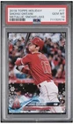 2018 Topps Holiday - Shohei Ohtani #17 Metallic Snowflake (RC) PSA 10