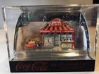 Vintage 1999 Coca-Cola Diner Mini-Clock Collectible M.Z. Berger Drive-In NIB