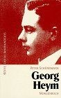 Georg Heym von Peter Schünemann | Buch | Zustand gut