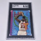 1995-96 Hoops Hot List #1 MICHAEL JORDAN SGC 8.5!!