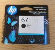 HP 67 Black Original Ink Cartridge, 120 pages, 3YM56AN 140