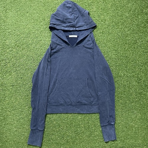 Urban outfitters Project Social T Hoodie Blue Medium M USA Modal Cotton Spandex