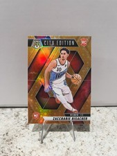2024-25 Panini Mosaic City Edition Zaccharie Risacher #274 Honeycomb Prizm (RC)
