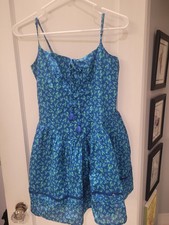 Roller Rabbit × Target Blue Lobster Drop Waist Mini Dress, Size XS, NWOT