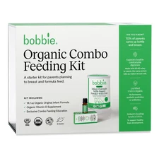 Organic Combo Feeding Kit, Baby Formula, Milk Based with Iron, DHA and D & 10...