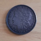 1921 Morgan Dollar Silver $1 Coin Circulated
