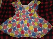 Shakti Women's Flowy Skater Dress Cat And Owl Design Size 3x