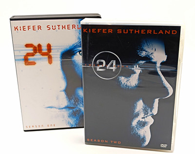 24 Season One & Two DVD Box Set Staffel 1+2 Komplett Kiefer Sutherland FSK 16
