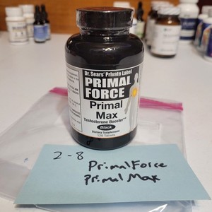 Dr Sears Primal Force Primal Max Testosterone Booster 120 Tablets Proprietary