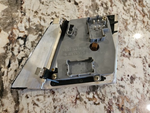 MERCEDES R129 SL500 RIGHT PASSENGER POWER SEAT SWITCH MEMORY WOOD 90-02 - Picture 6 of 8