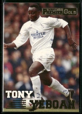 1996 Merlin Premier Gold Tony Yeboah Leeds United #127