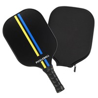 Graphit Pickleball-SchläGer,Usa Pickleball Approved(Usapa),Gelb Blaue Linie