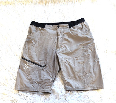 Haglofs LIM Fuse Mens L Shorts Tan L.I.M Outdoor Sports Stretch