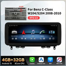 10,25'' Für Mercedes C Klasse W204 S204 NTG4.0 Android 15 Autoradio CarPlay GPS 10,25'' Für Mercedes C Klasse W204 S204 NTG4.0 Android 15 Autoradio CarPlay GPS