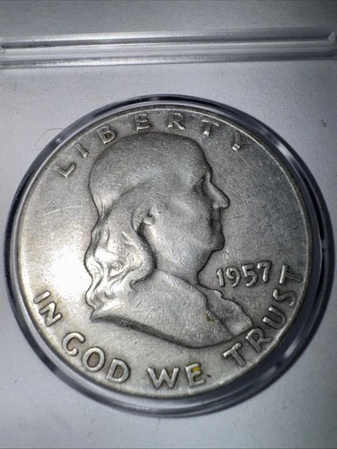 1957-D 50C Franklin Half Dollar