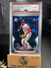 2023 Bowman Chrome Sapphire Edwin Solano Psa 10 