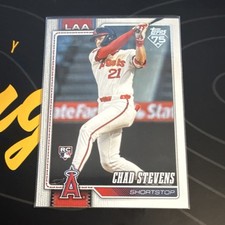 Topps 75 Chad Stevens Rookie Los Angeles Angels #232 Baseball Card