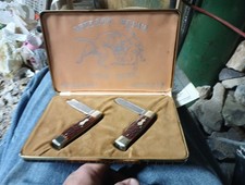 Bulldog Brand knife set in collectors box