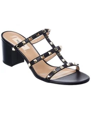 Valentino Rockstud Caged 60 Leather Sandal Women's  35.5