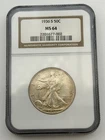 1936-S 50c Walking Liberty NGC MS64 Silver Half Dollar Coin San Francisco Walker