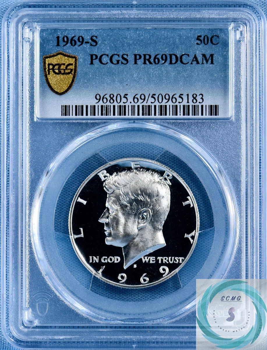 1969 Set Di Prova USA Con 40% Argento Mezzo Dollaro In Scatola - Foto 6