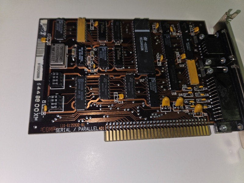 IBM SERIAL / PARALLEL CARD 6448800XM 110-6135932-01 #205 6448800XM 110613593201