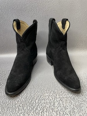 Tecovas The Lucy Damen-Cowgirl-Stiefel Veloursleder mitternachtsschwarz Größe...