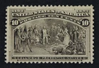 CKStamps: US Stamps Collection Scott#237 10c Columbian Mint H OG