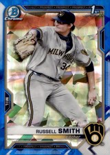 2021 Bowman Draft Sapphire Edition #BDC-113 Russell Smith