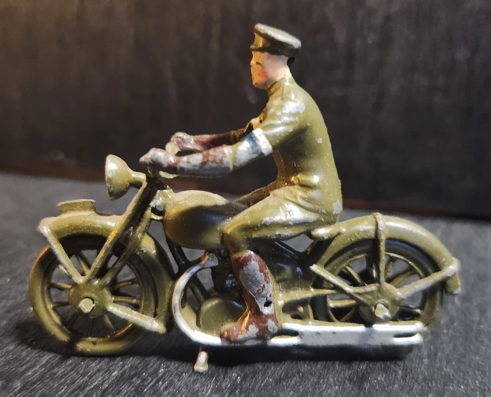 FIGURA DE SOLDADO PRINCIPAL DE COLECCIÓN DEL CUERPO DE SEÑALES DE MOTOCICLETA GRAN Bretaña #1791 Foto 2 de 4