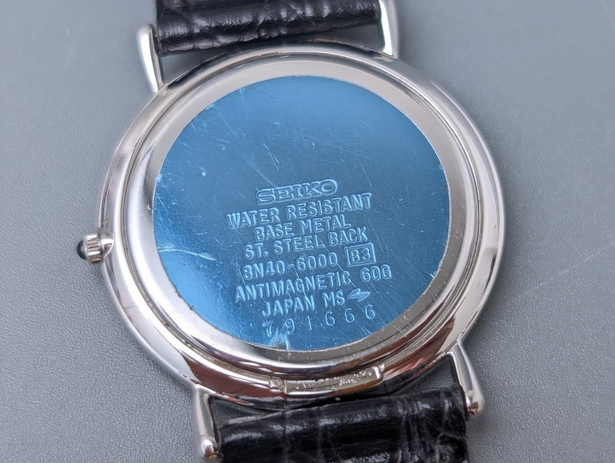 ☆動作品☆SEIKO Dolce 8N40-6000 14K セイコー ドルチェ クオーツ腕時計