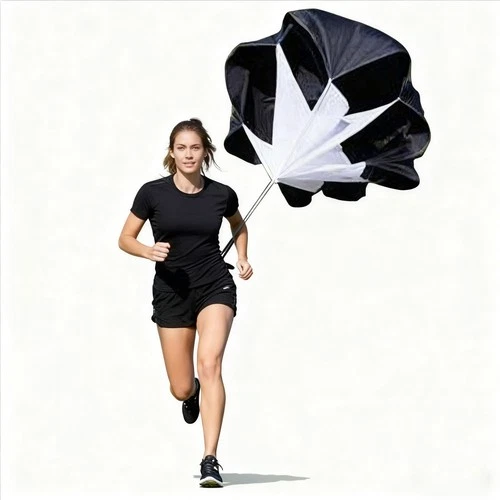 56'' Parachute Power Running Resistance Training Track Field Speed Chute Sport
