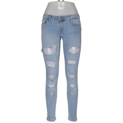 ONLY, Jeans, Größe: 34, Onlcoral Low Sk Ank Dnm, Blau, Baumwolle/Elasthan #tcu
