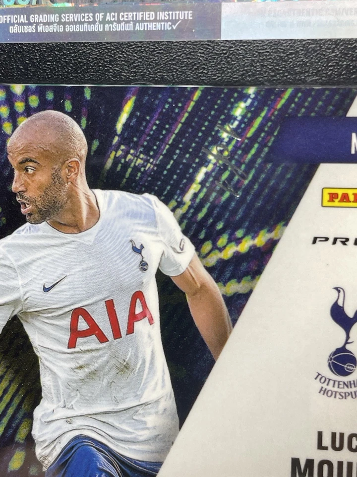 2021-22 Panini Prizm EPL Instant Impact Black Prizm One of One 1/1 Lucas Moura - Image 3 of 3