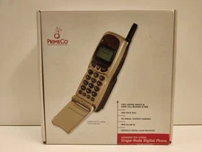 Vintage Cellphone PrimeCo Cellular Phone Flip Audiovox PCX 1000XL In Box