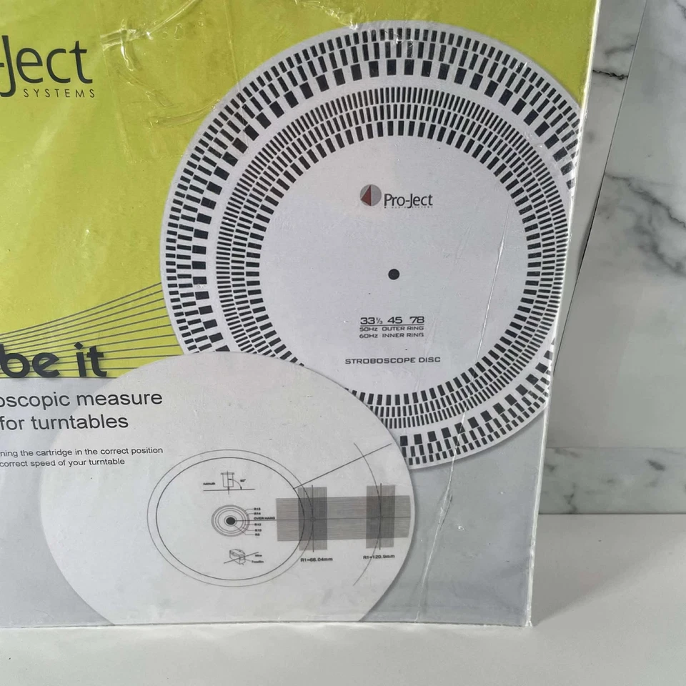 Pro-Ject Strobe It - Stroboscopic measure plate for turntables New Sealed - Image 2 of 4