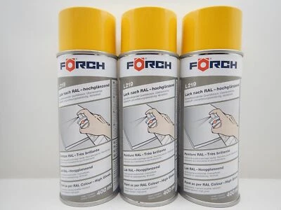 FÖRCH 3X Amarillo INSTERNA RAL 1032 AMARILLO PINTURA SPRAY SPRAY LATA 400ML